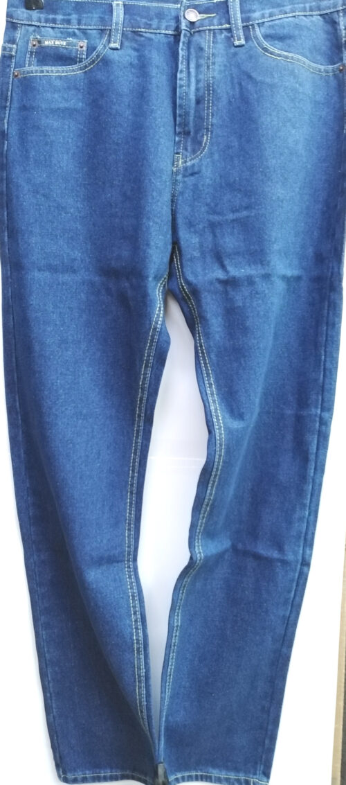 Trousers men stable thick blue jeans 390