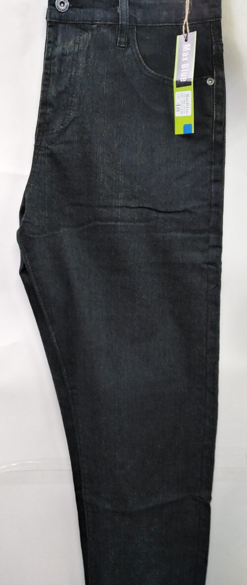 Trousers men elastic tissue black jeans 372-15