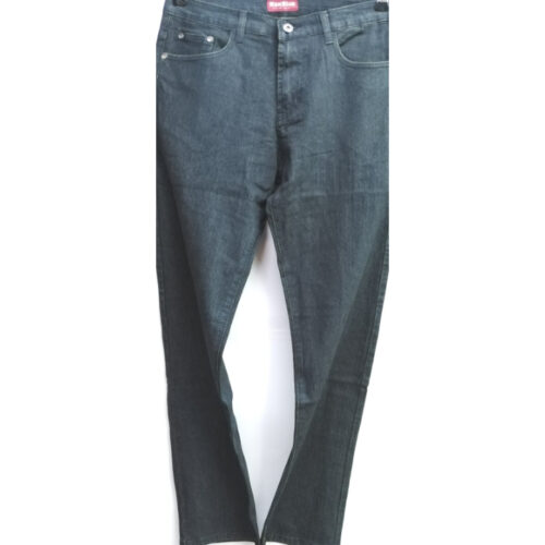 Trousers men elastic tissue black jeans 372-15