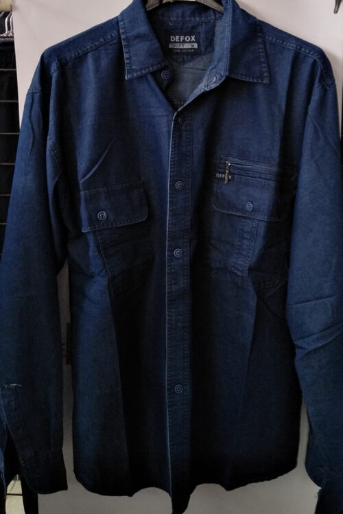 Man shirt blue Jean 1666