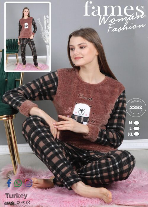 Pajama woman fleece pg-2352