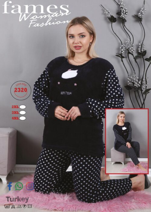 Pajama woman fleece pg-2320