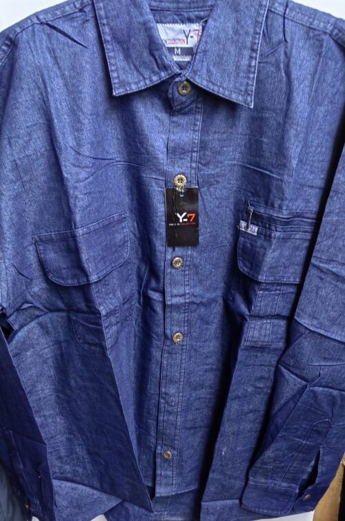 Man shirt blue jean y7